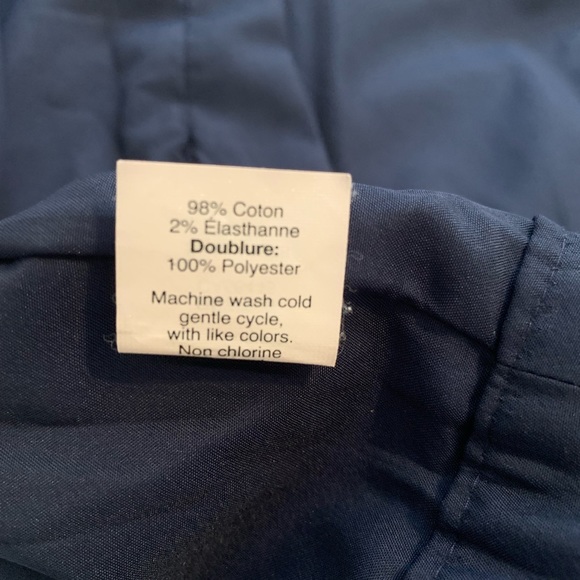 JCREW FACTORY cotton size 12P “The Pencil Skirt” in navy blu w/ red polka dots. - Picture 11 of 12